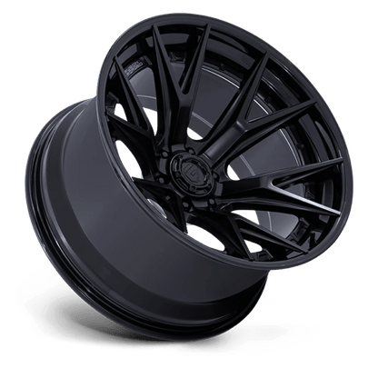 Fuel 1PC | FC402 CATALYST | 24.0x12.00 | 6X139.7 | -44 | MATTE BLACK W/ GLOSS BLACK LIP