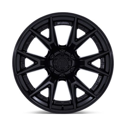 Fuel 1PC | FC402 CATALYST | 24.0x12.00 | 6X139.7 | -44 | MATTE BLACK W/ GLOSS BLACK LIP