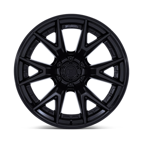 Fuel 1PC | FC402 CATALYST | 22.0x12.00 | 6X139.7 | -44 | MATTE BLACK W/ GLOSS BLACK LIP