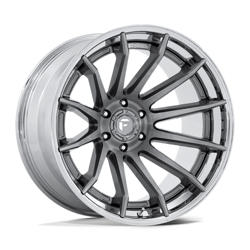 Fuel 1PC | FC403 BURN | 22.0x10.00 | 5X127 | -18 | PLATINUM W/ CHROME LIP