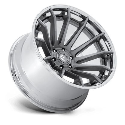 Fuel 1PC | FC403 BURN | 20.0x10.00 | 6X135 | -18 | PLATINUM W/ CHROME LIP