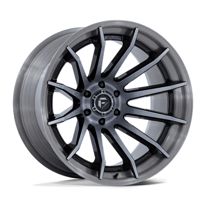 Fuel 1PC | FC403 BURN | 24.0x12.00 | 5X127 | -44 | GLOSS BLACK BRUSHED DARK TINT