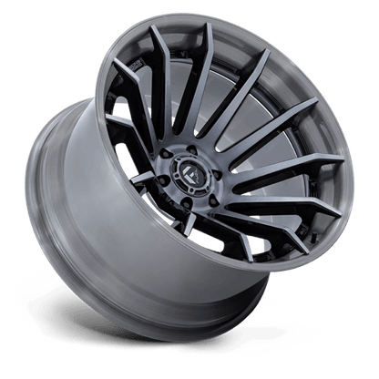 Fuel 1PC | FC403 BURN | 22.0x12.00 | 5X127 | -44 | GLOSS BLACK BRUSHED DARK TINT