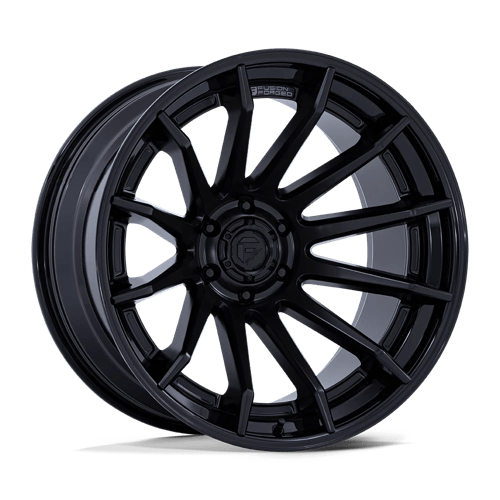 Fuel 1PC | FC403 BURN | 20.0x10.00 | 6X135 | -18 | MATTE BLACK W/ GLOSS BLACK LIP
