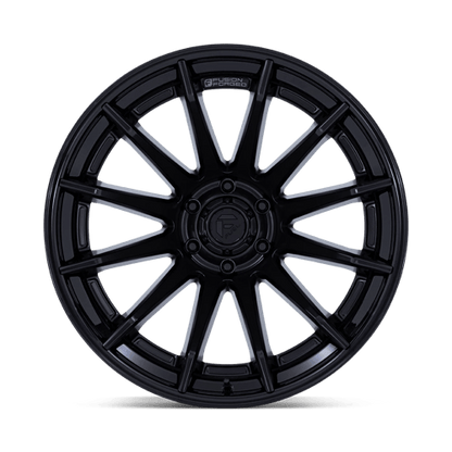 Fuel 1PC | FC403 BURN | 24.0x12.00 | 6X135 | -44 | MATTE BLACK W/ GLOSS BLACK LIP