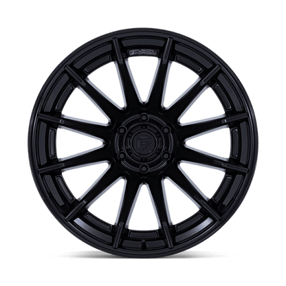 Fuel 1PC | FC403 BURN | 22.0x12.00 | 6X135 | -44 | MATTE BLACK W/ GLOSS BLACK LIP