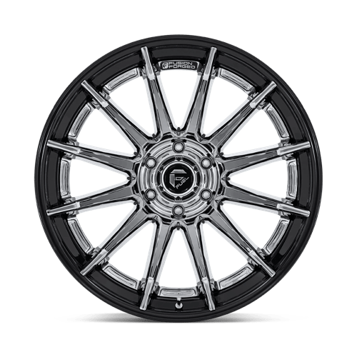 Fuel 1PC | FC403 BURN | 20.0x10.00 | 5X127 | -18 | CHROME W/ GLOSS BLACK LIP