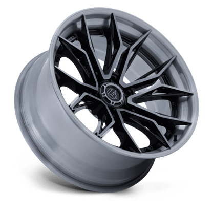 Fuel 1PC | FC404 MUTINY | 22.0x10.00 | 6X139.7 | -18 | GLOSS BLACK BRUSHED DARK TINT