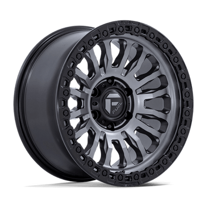 Fuel 1PC | FC857 RINCON | 20.0x9.00 | 8X180 | 1 | MATTE GUNMETAL W/ M-BLACK LIP