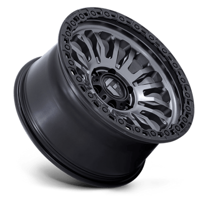 Fuel 1PC | FC857 RINCON | 17.0x9.00 | 6X135 | 1 | MATTE GUNMETAL W/ M-BLACK LIP