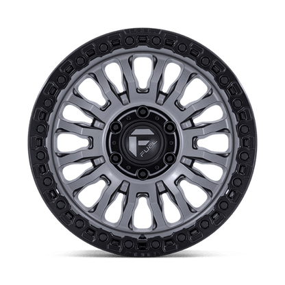 Fuel 1PC | FC857 RINCON | 18.0x9.00 | 8X170 | 1 | MATTE GUNMETAL W/ M-BLACK LIP