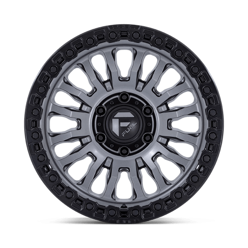 Fuel 1PC | FC857 RINCON | 17.0x9.00 | 8X170 | 1 | MATTE GUNMETAL W/ M-BLACK LIP