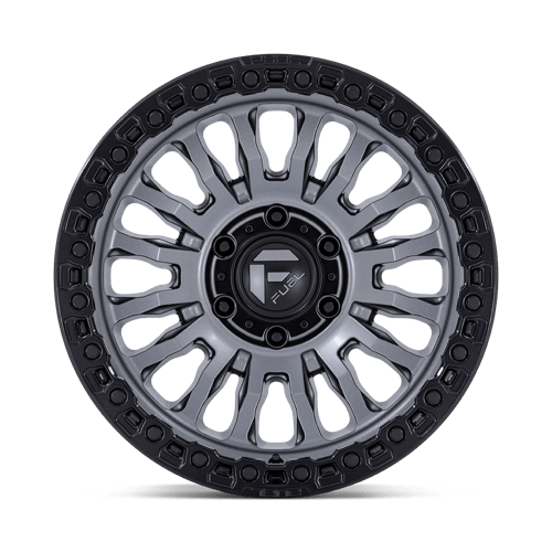 Fuel 1PC | FC857 RINCON | 17.0x9.00 | 5X127 | -12 | MATTE GUNMETAL W/ M-BLACK LIP