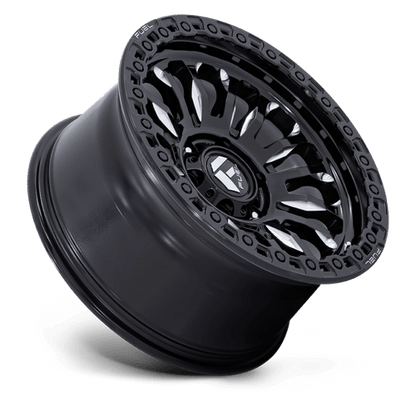 Fuel 1PC | FC857 RINCON | 18.0x9.00 | 8X165.1 | -12 | GLOSS BLACK MILLED