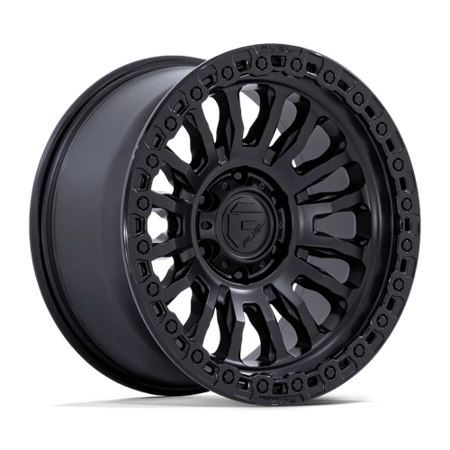 Fuel 1PC | FC857 RINCON | 20.0x10.00 | 8X170 | -18 | MATTE BLACK W/ GLOSS BLACK LIP