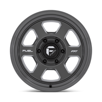 Fuel 1PC | FC860 HYPE | 17.0x8.50 | 5X127 | 10 | BATTLESHIP GRAY