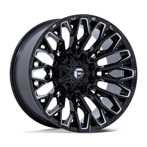 Fuel 1PC | FC865 STRIKE | 20.0x9.00 | 6X114.3/6X139.7 | 1 | GLOSS BLACK MILLED