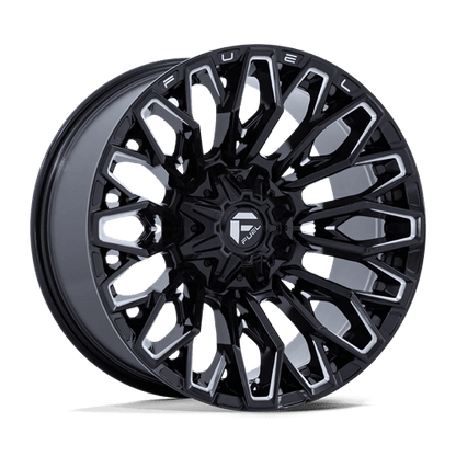Fuel 1PC | FC865 STRIKE | 22.0x10.00 | 5X114.3/5X127 | -18 | GLOSS BLACK MILLED