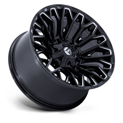Fuel 1PC | FC865 STRIKE | 22.0x10.00 | 8X170 | -18 | GLOSS BLACK MILLED