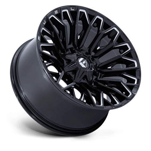 Fuel 1PC | FC865 STRIKE | 22.0x10.00 | 5X127/5X139.7 | -18 | GLOSS BLACK MILLED