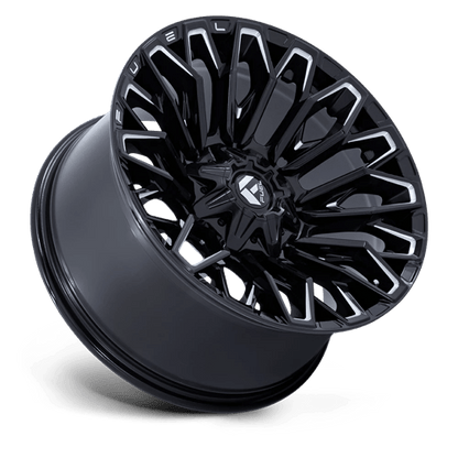 Fuel 1PC | FC865 STRIKE | 22.0x10.00 | 5X127/5X139.7 | -18 | GLOSS BLACK MILLED