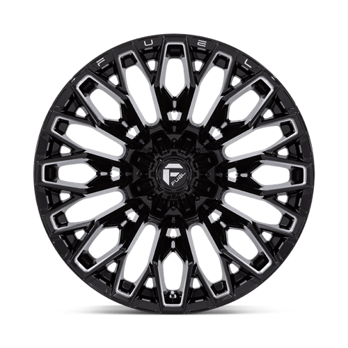 Fuel 1PC | FC865 STRIKE | 22.0x12.00 | 5X127/5X135 | -44 | GLOSS BLACK MILLED