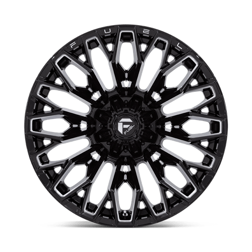 Fuel 1PC | FC865 STRIKE | 22.0x12.00 | 6X135/6X139.7 | -44 | GLOSS BLACK MILLED