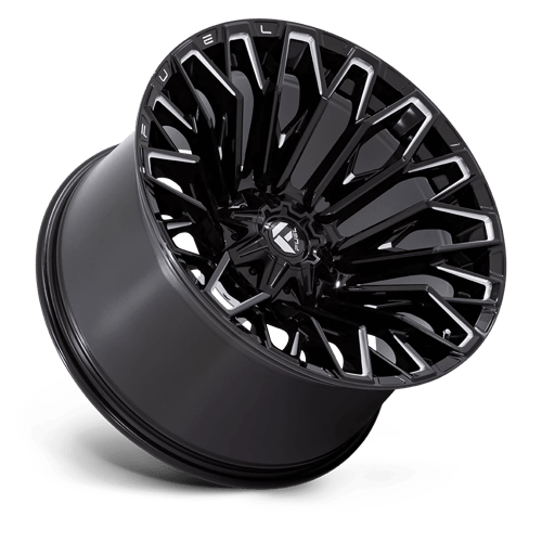 Fuel 1PC | FC865 STRIKE | 22.0x12.00 | 8X165.1 | -44 | GLOSS BLACK MILLED
