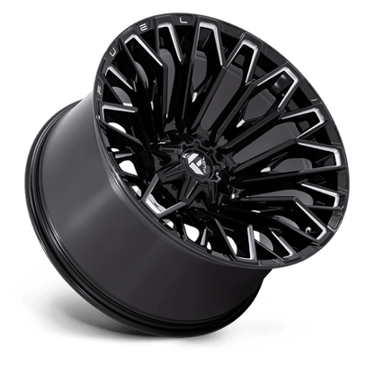 Fuel 1PC | FC865 STRIKE | 22.0x12.00 | 8X165.1 | -44 | GLOSS BLACK MILLED