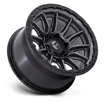 Fuel 1PC | FC866 PISTON | 20.0x9.00 | 5X127 | 1 | MATTE GUNMETAL GLOSS BLACK LIP