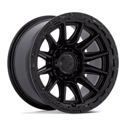 Fuel 1PC | FC866 PISTON | 22.0x10.00 | 5X127 | -18 | BLACKOUT W/ GLOSS BLACK LIP
