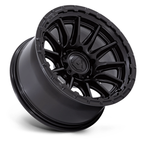 Fuel 1PC | FC866 PISTON | 20.0x10.00 | 6X135 | -18 | BLACKOUT W/ GLOSS BLACK LIP