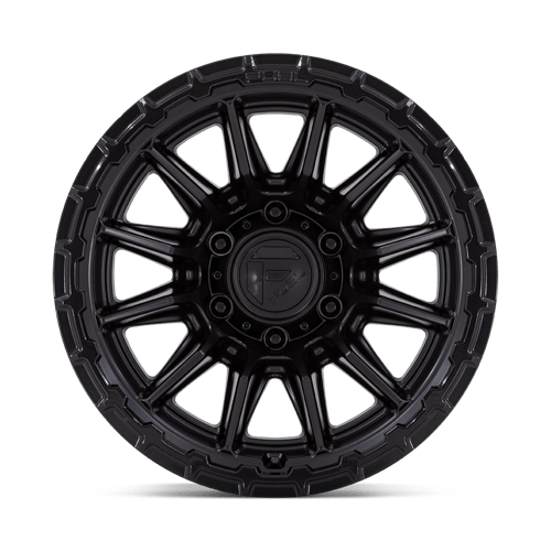Fuel 1PC | FC866 PISTON | 22.0x9.50 | 5X127 | 20 | BLACKOUT W/ GLOSS BLACK LIP