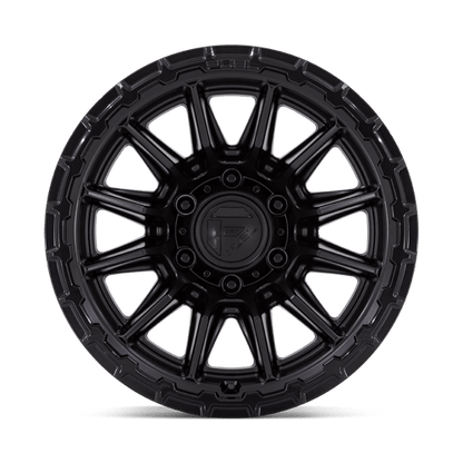 Fuel 1PC | FC866 PISTON | 22.0x9.50 | 5X127 | 20 | BLACKOUT W/ GLOSS BLACK LIP