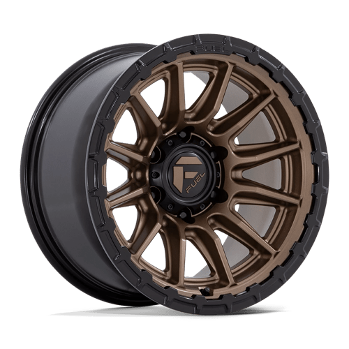 Fuel 1PC | FC866 PISTON | 20.0x9.00 | 6X139.7 | 1 | MATTE BRONZE W/ GLOSS BLACK LI
