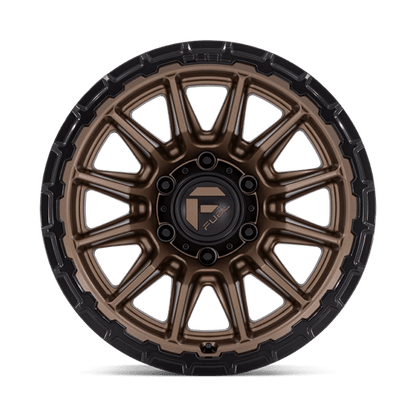 Fuel 1PC | FC866 PISTON | 17.0x9.00 | 6X139.7 | -12 | MATTE BRONZE W/ GLOSS BLACK LI
