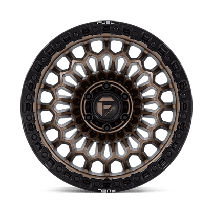 Fuel 1PC | FC870 SINISTER | 20.0x10.00 | 6X139.7 | -18 | MATTE BRONZE W/ M-BLK LIP