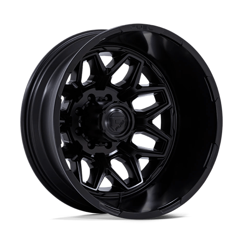 Fuel 1PC | D871 FLUX DUALLY | 20.0x8.25 | 8X170 | -201 | BLACKOUT