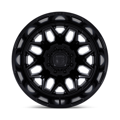 Fuel 1PC | D871 FLUX DUALLY | 20.0x8.25 | 8X200 | -201 | BLACKOUT