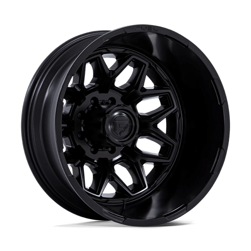 Fuel 1PC | D871 FLUX DUALLY | 22.0x8.25 | 8X165.1 | -201 | BLACKOUT