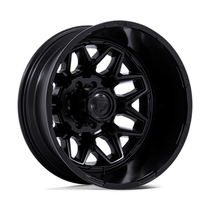 Fuel 1PC | D871 FLUX DUALLY | 22.0x8.25 | 8X165.1 | -201 | BLACKOUT