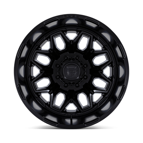 Fuel 1PC | D871 FLUX DUALLY | 22.0x8.25 | 8X165.1 | -201 | BLACKOUT