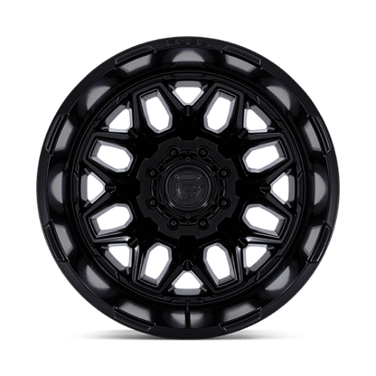 Fuel 1PC | D871 FLUX DUALLY | 22.0x8.25 | 8X170 | -227 | BLACKOUT