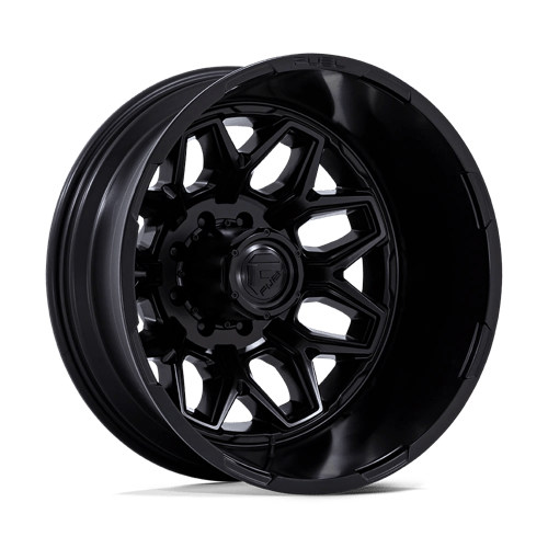 Fuel 1PC | D871 FLUX DUALLY | 22.0x8.25 | 8X210 | -246 | BLACKOUT