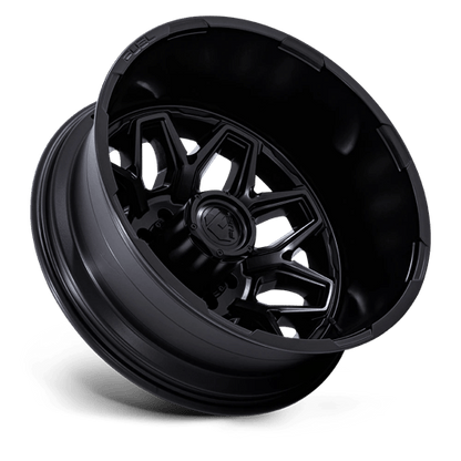 Fuel 1PC | D871 FLUX DUALLY | 22.0x8.25 | 8X210 | -246 | BLACKOUT