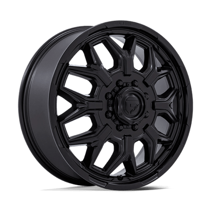 Fuel 1PC | D871 FLUX DUALLY | 22.0x8.25 | 8X200 | 104 | BLACKOUT