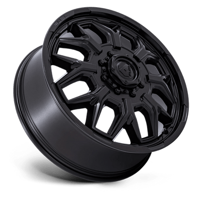 Fuel 1PC | D871 FLUX DUALLY | 22.0x8.25 | 8X210 | 104 | BLACKOUT