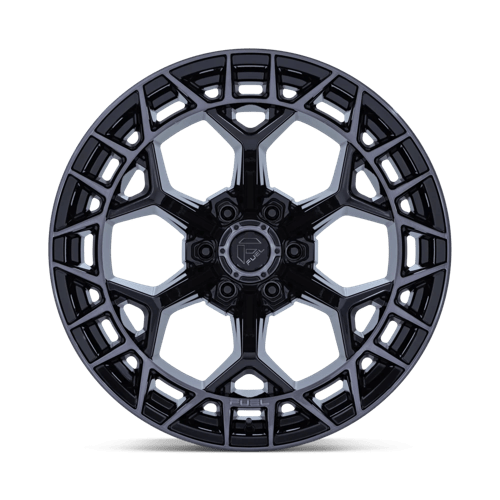 Fuel 1PC | FC873 CHARGER | 17.0x9.00 | 6X139.7 | -12 | GLOSS BLACK BRUSHED DARK TINT