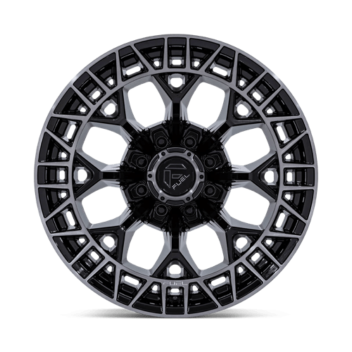 Fuel 1PC | FC873 CHARGER | 20.0x9.00 | 8X165.1 | 1 | GLOSS BLACK BRUSHED DARK TINT