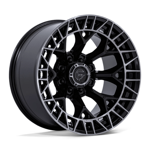 Fuel 1PC | FC873 CHARGER | 22.0x12.00 | 8X180 | -44 | GLOSS BLACK BRUSHED DARK TINT